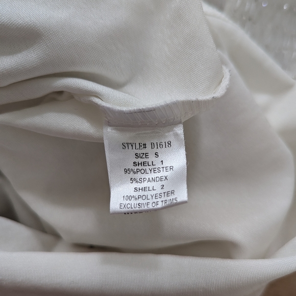 BEAR DANCE Mini Dress With Mesh Rhinestone Size Small - Picture 6 of 6